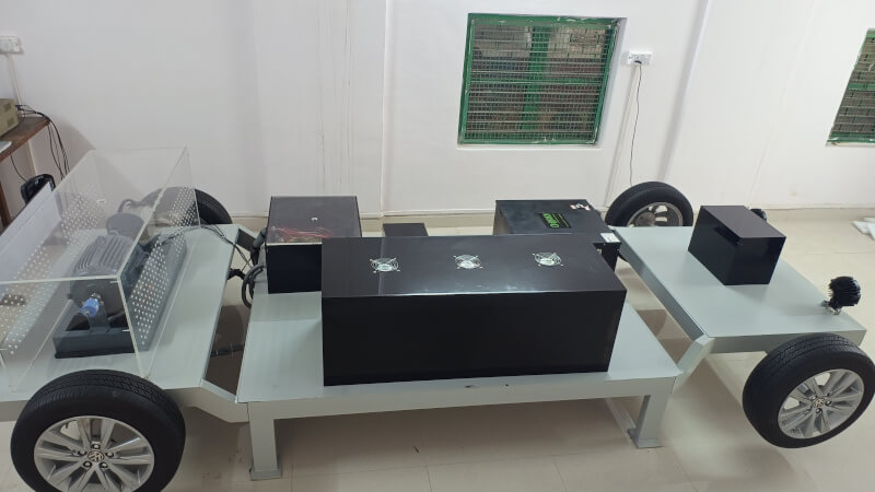 Ecosense installed EV Drive Line Simulator at AMU, Aligarh