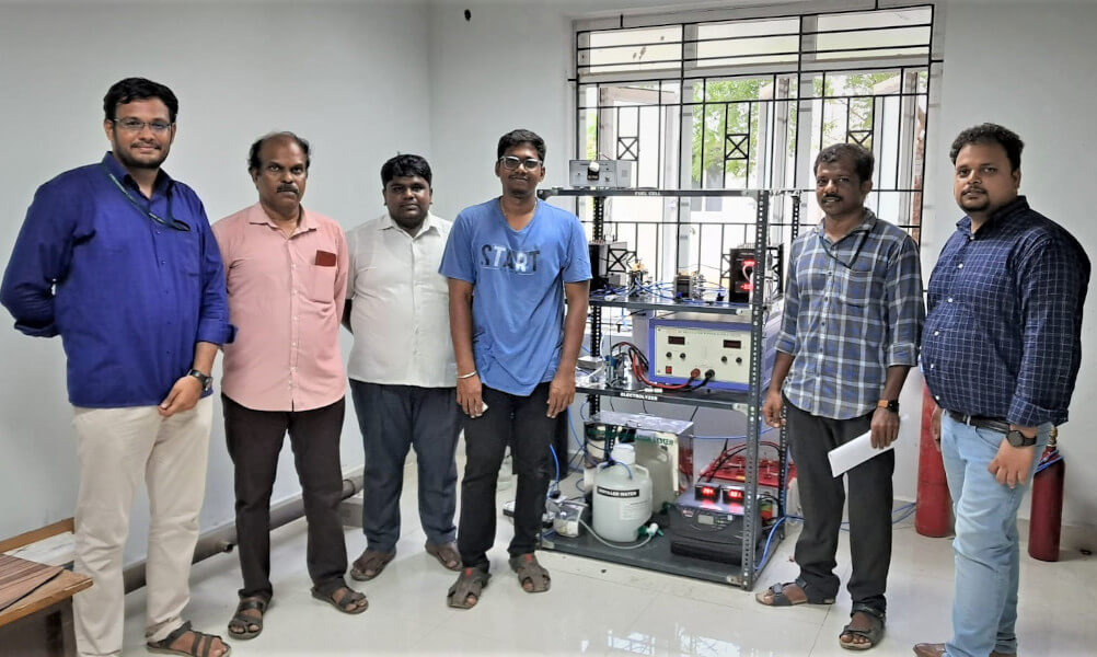 Ecosense installed Green Hydrogen Generation and Storage System at Anna University, Chennai