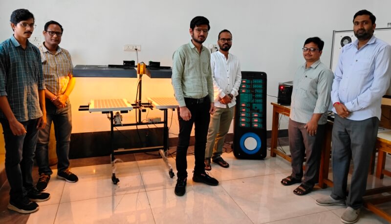 Ecosense installed Solar PV Training and Research System at NIT Warangal