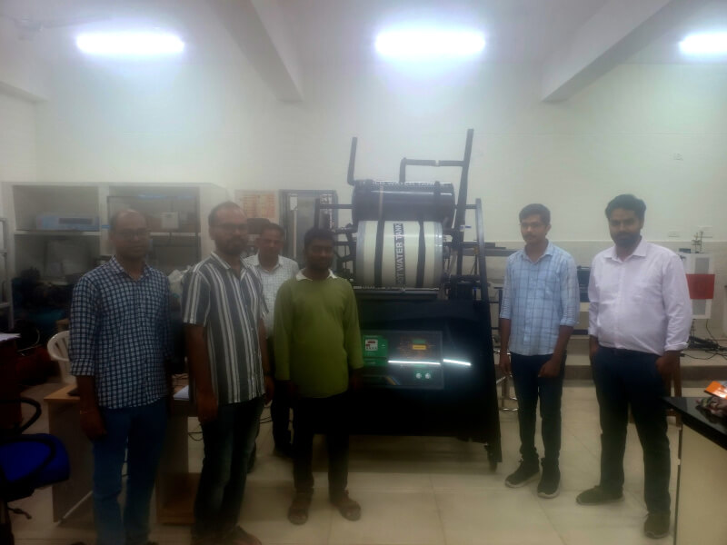 Ecosense installed Solar Thermal Training System at NIT Warangal