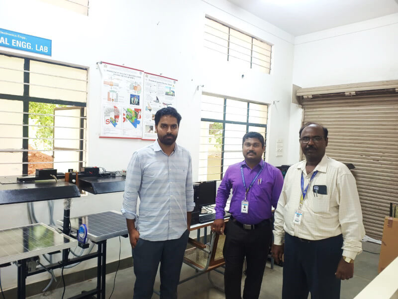 Ecosense installed Solar PV Training and Research System at JNNCE Shimoga
