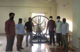 Ecosense Installs Wind Energy Training System at Department of Electrical Engineering, Rajiv Gandhi University of Knowledge and Technology, Basar, Telangana