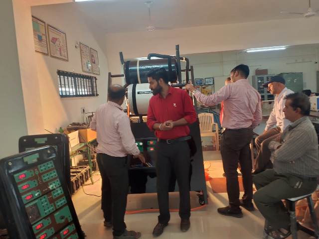 Ecosense installed Solar Thermal Training System at SDAU, Dantiwada