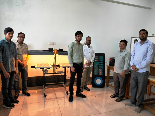 Ecosense installed Solar PV Training and Research System at NIT Warangal
