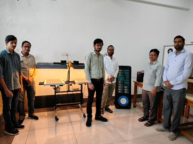 Ecosense installed Solar PV Training and Research System at NIT Warangal
