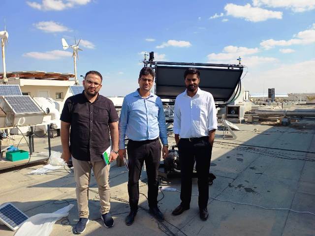 Ecosense installed a Solar Thermal Lab at the University of Sharjah, Sharjah