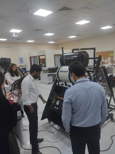 Ecosense installed a Solar Thermal Lab at the University of Sharjah, Sharjah