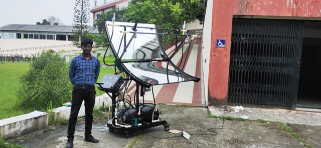 Ecosense installed Solar Concentrator Training System at IIT Guwahati