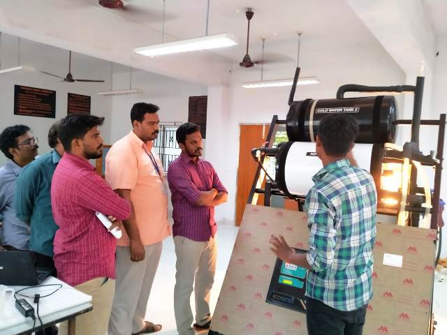 Ecosense installs Solar Thermal Training System with Datalogging at Anna University, Chennai