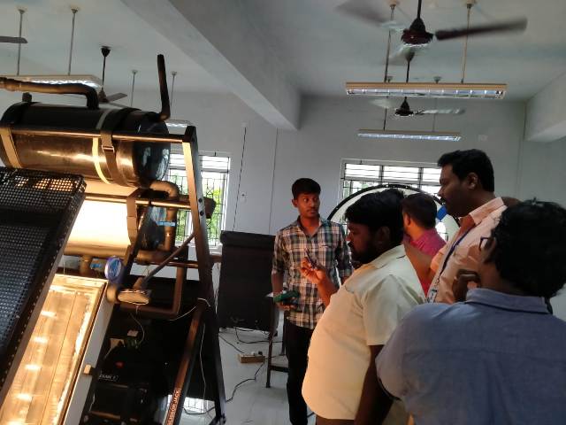 Ecosense installs Solar Thermal Training System with Datalogging at Anna University, Chennai