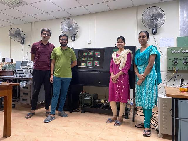 Ecosense installed DFIG based Wind Turbine Emulator with PXI controller at IIT Madras