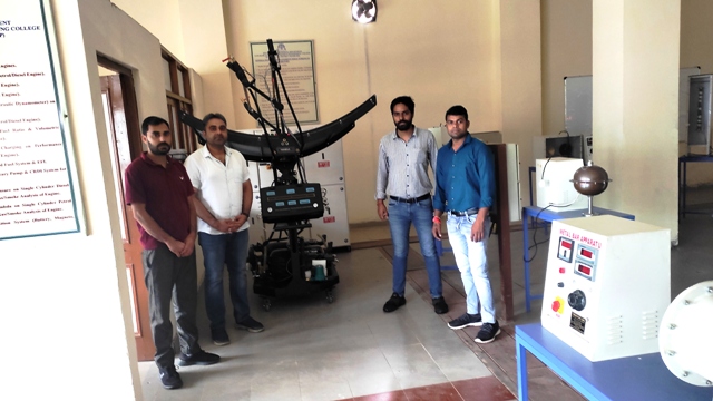 Ecosense Installs Solar Concentrator Training System at Jawaharlal Nehru Government Engineering College, Mandi