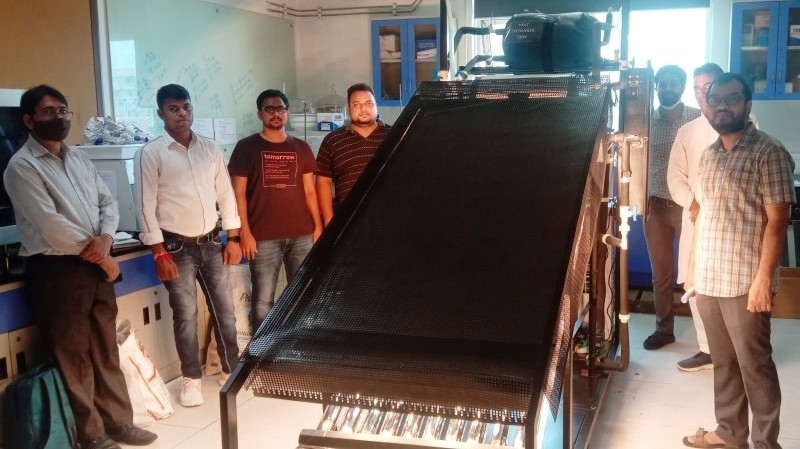Ecosense installs Solar Thermal Lab at Shiv Nadar University, Greater Noida.