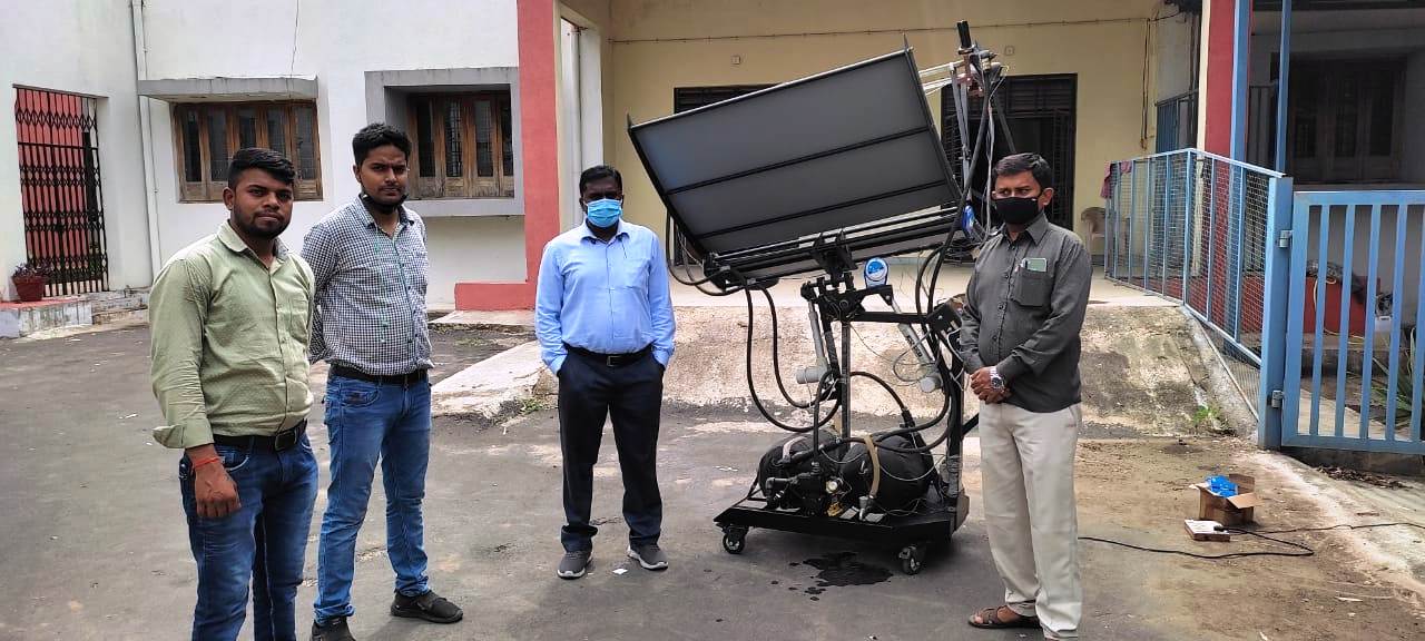 Solar Thermal & Wind Energy Lab Installation at College of Agriculture Engineering and Technology, Godhra, Gujarat