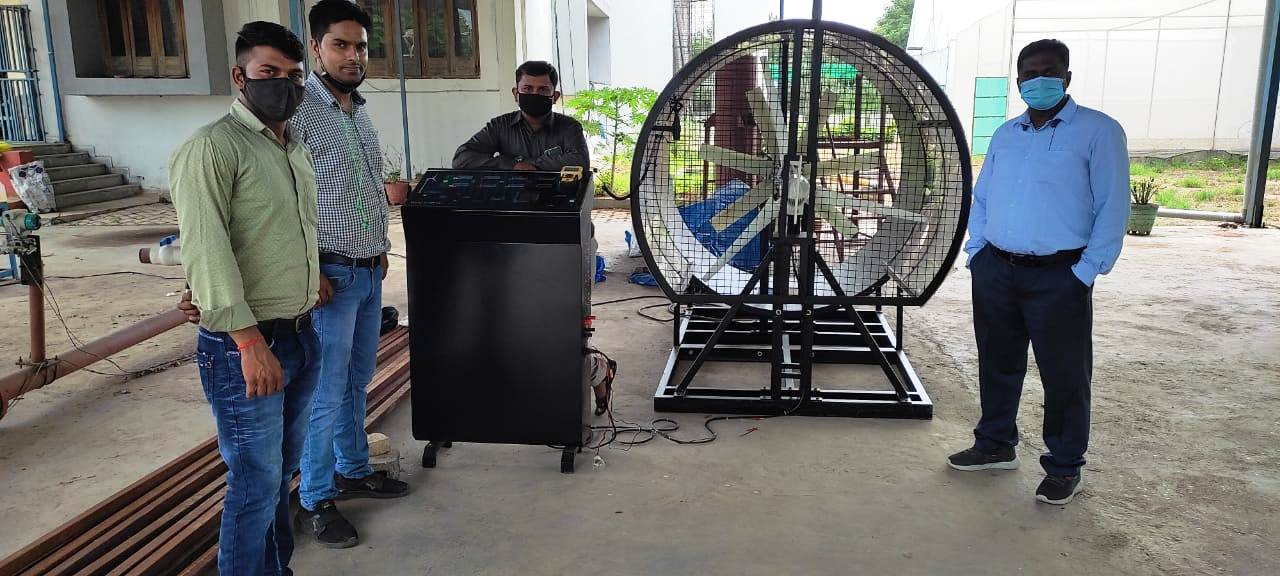 Solar Thermal & Wind Energy Lab Installation at College of Agriculture Engineering and Technology, Godhra, Gujarat