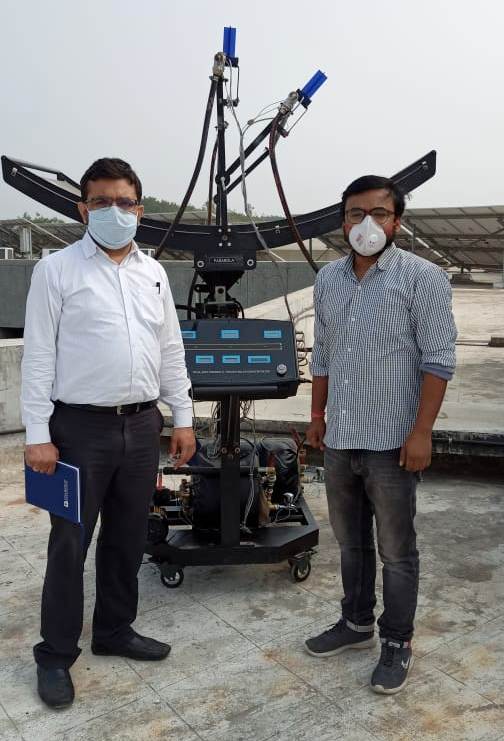 Ecosense Installs Solar Parabolic Trough System at Department of Mechanical Engineering, Charotar University of Science and Technology (CHARUSAT)