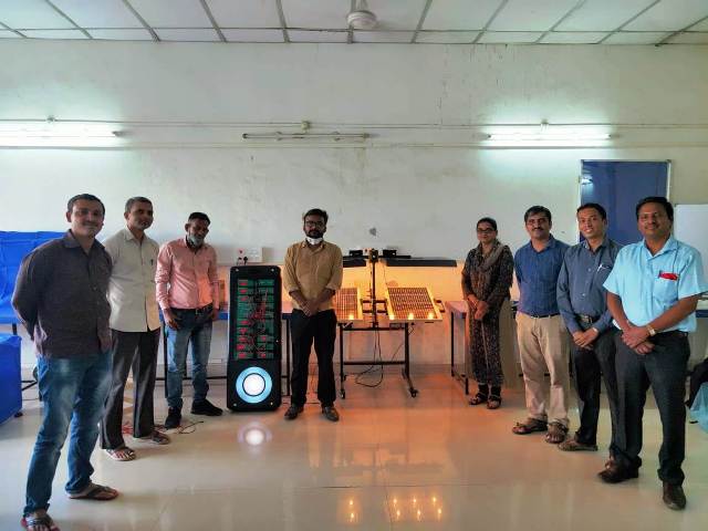 Ecosense installs Solar PV Training & Research System at DKTE Society’s Textile & Engineering Institute